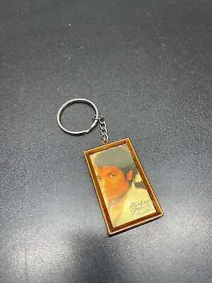 Vintage Michael Jackson Keychain With Tiny Phone Number Pocket Back See Pics • $13.99