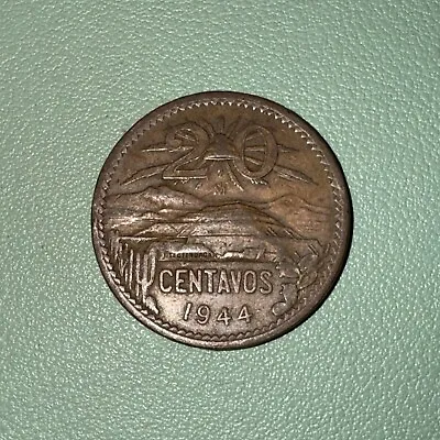 1944 Mexico  20 Centavos Circulated Coin • $2.75