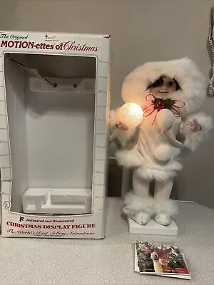 Telco Motionettes Of Christmas Animated Lighted 20”Snow Boy Nice Look • $59.99