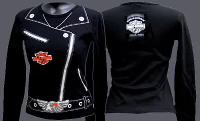 Harley Davidson  Women's Rare Ladies L/s Mj Shirt [new] • $19.99