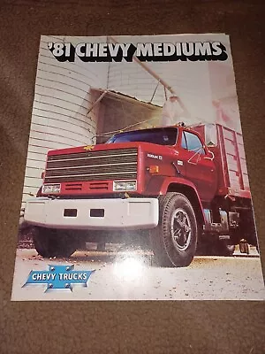 1981 Chevrolet Medium Duty Trucks Sales Brochure • $10