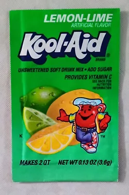 Vintage Kool-Aid Packet Lemon-Lime Unopened • $4.99