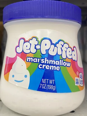 Kraft Jet-Puffed Marshmallow Creme Sweet Marshmallows Taste 7 Oz Jar • $7.63