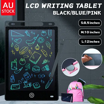 $8.50 • Buy Digital 10  LCD Writing Drawing Magic Tablet Doodle Board Colorful Toddler Kids
