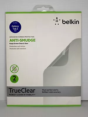 Belkin Screen Protector Samsung Galaxy Tab 3 10.1” Anti Smudge 2 Pack Brand New • $13