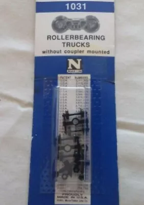 Micro-Trains 00302030 N Scale Roller Bearing Trucks Without Coupler Mounted • $5.99