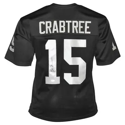 Michael Crabtree Signed Oakland Black Football Jersey (JSA) • $65.95