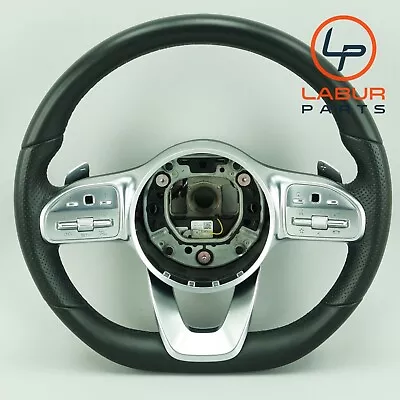 +sw191 W177 W205 W257 W463 Mercedes 19-21 A C Cls G Class Steering Wheel Black • $459.99