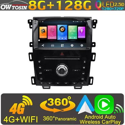 9  4G Android Car Stereo GPS NAVI Radio 360 Panoramic For Ford Edge U387 2011-14 • $295