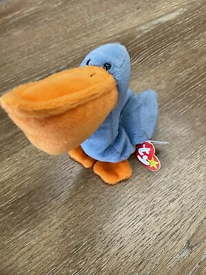 $1200 • Buy Scoop The Pelican Retired RARE Ty Beanie Baby MINT Condition Tag Errors