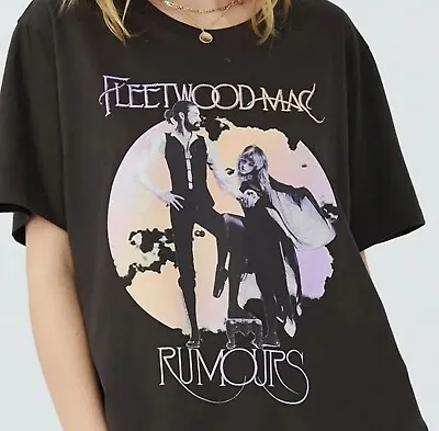 Vintage Fleetwood Mac Rumours Unisex Tee Music Rock Band Shirt Retro Music Shirt • $17.99