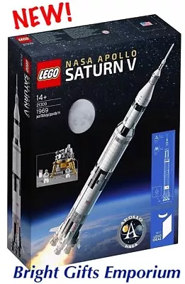 LEGO IDEAS 21309 NASA Apollo Saturn V Moon Landing Eagle Boy Girl Birthday Gift • $899.99