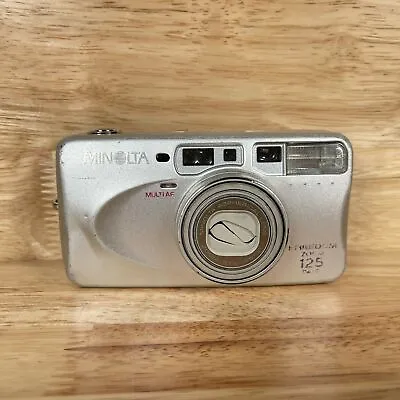 Minolta Freedom Zoom 125 Multi AF Ultracompact 35mm Camera - Silver • $7.23