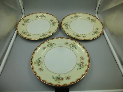 Meito Keepsake Pattern Ivory China Lot Of 3 Dinner Plates 10-1/4  • $39.99