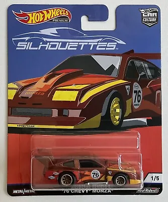 Hot Wheels Premium Car Culture Silhouttes ‘76 Chevy Monza • $11.88