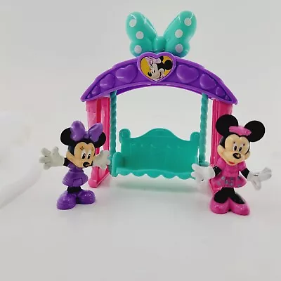 Disney Minnie Mouse Bow Sweet Swing Set Lot • $10