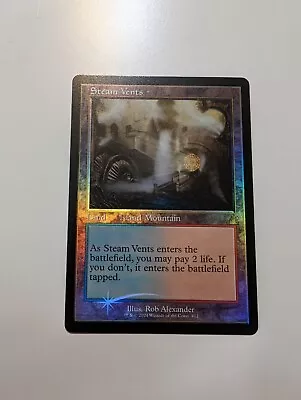 MTG - Steam Vents (Retro Frame Foil) - Ravnica Remastered NM/M Condition • $52.99