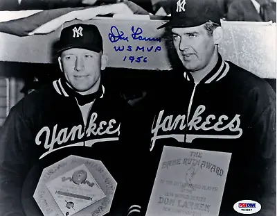 Don Larsen  Ws Mvp 1956  Psa/dna Signed 8x10 Photograph Autograph  Yankees • $34.95