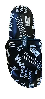 $80.50 • Buy Puma Leadcat Graphic X Shantell Martin Slides Flip Flops Sandal Mens 366803 02