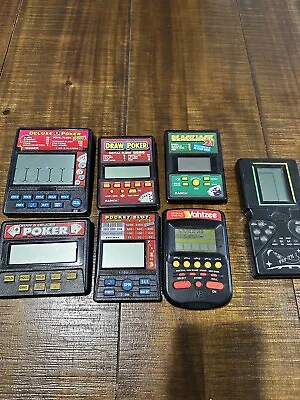 Vintage Handheld Casino Games Lot Tested And Working. VHTF Rare Games. • $14.99