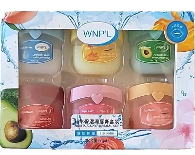 6 Pcs Lip Balm Set Vaseline Petroleum Jelly Lip Care Anti-Drying & Moisturizer  • $9.49