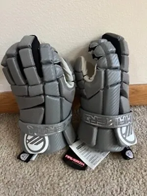Maverik Mens Lacrosse MX Glove Gray Medium New With Tags • $75