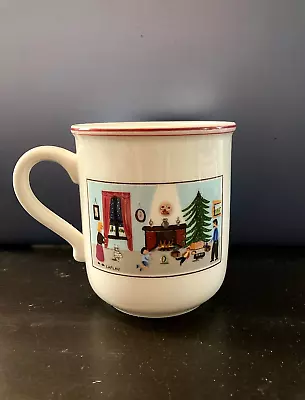 Villeroy Boch Naif Christmas Mug Coffee Tea Cup 3.5  X 3  Diameter Pristine • $23