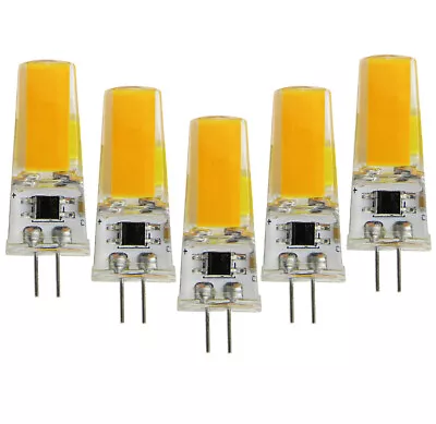 5PCS 5W COB 2508 G4 LED Dimmable Bulb Warm White AC 110V 120V Candle Light Lamp • $12.59