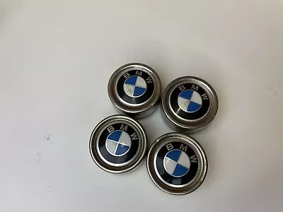 Center Hub Cap Set For 13'' 14'' BMW E21 E30 Turbine FPS Bottle Cap Wheels Used • $175
