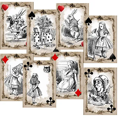 Card Toppers Alice In Wonderland/ Card Making/Scrapbook/Paper Craft Supplies • £2.99