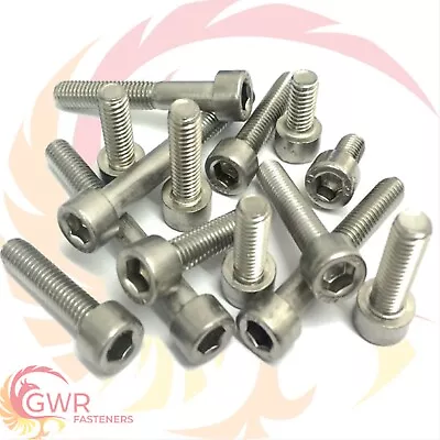 M3 M4 M5 Socket Cap Screws A4 Marine Grade Stainless Steel Hex Head Allen Bolt  • £5.78