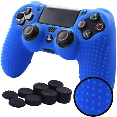 $37.39 • Buy Cover For DualShock4 PS4/PS4 Slim/PS4 Pro Controller + Extra 8 Thumb Grips Cover