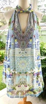 $120 • Buy Camilla Size 16 Beautiful Sparkly Print Lightweight Dress Or Long Top