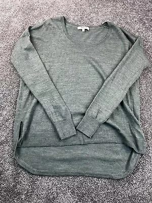 Madewell Southstar Sweater Womens Extra Small  Soft Merino Wool Blend Green • $13.99