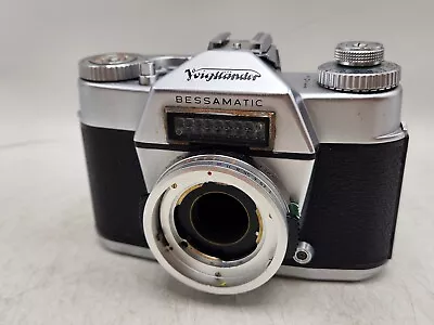 *READ No Shutter* Vintage Voigtlander Bessamatic 35mm SLR Camera Body Only • $22.24