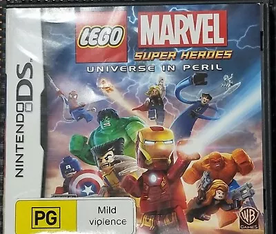 LEGO MARVEL SUPERHEROES : Universe In Peril GAME For Nintendo DS - Free Post • $14.95