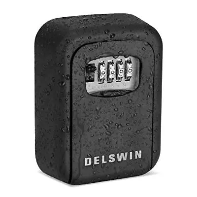 Lock Box For House Key Outside Waterproof Combination Lock Box Wall Mount Metal  • $22.94