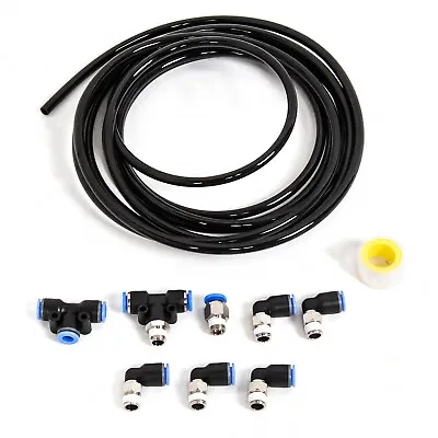 $29.85 • Buy Push Lock Vacuum Fitting Kit Intake Manifold Vacuum Block Turbo Wastegate Black
