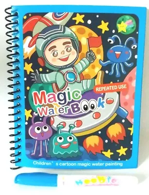 Childrens Colouring Book Magic Water Drawing Pen Reusable Fun Gifts UK Seller • £19.93