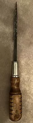 Vintage Irwin # 800 6” Flathead Screwdriver Wood Handle Made In USA 10.75”Length • $9.75