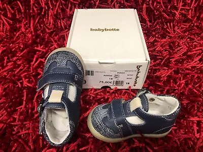 Sandal Boy Babybotte Size 18 Blue Color New • £26.68