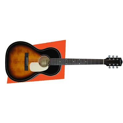 $449 • Buy Silvertone 604E Acoustic Electric Parlor Guitar, Rosewood Fretboard, AVS Finish