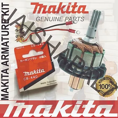 Makita Armature Brush Holder & Cb440 Dtd146 Btd140 Btd146 Impact Driver 619372-8 • £24.99