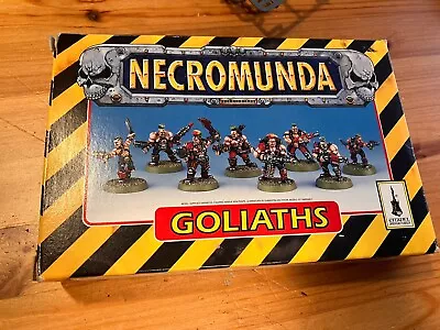 GW 1995 Necromunda Classic Edition Goliaths Gang Metal With Box • £99.99