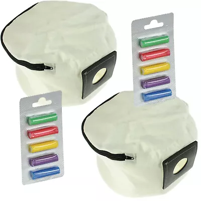 £9.99 • Buy 2 X Reusable Zip Up Bag & Fresheners For Numatic Henry Hetty James Vacuum Hoover