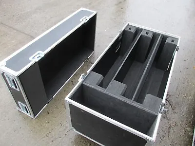 119cm X 55cm X 58cm Flightcase For 3 X 42  LED TV / LCD Monitors (Carl) • £75