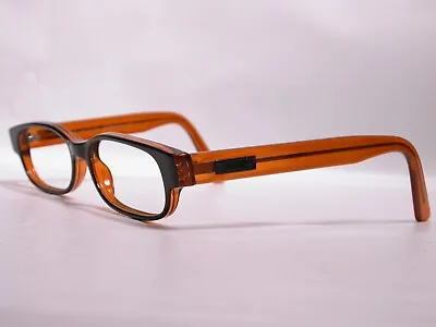 $24.99 • Buy Authentic Gucci Luxury Amber And Black Eyeglasses Frames Made In Italy