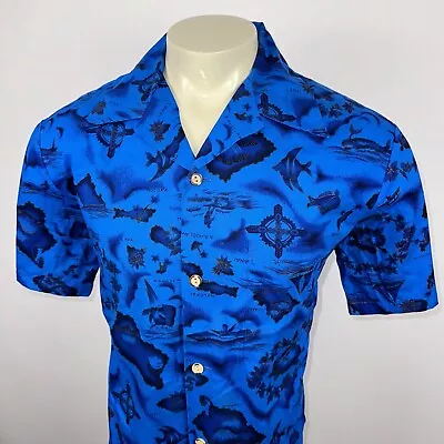 Vintage Ui Maikai Shirt Mens Large Hawaiian Cotton Hawaii USA Made Vtg 50s 60s • $59.99