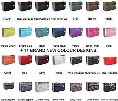 £6.99 • Buy Periea Chelsy Bag Organiser Insert Handbag Organiser Travel Small Medium Large