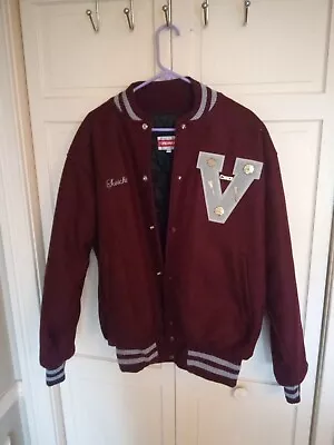 Vintage Letterman Varsity Jacket Fordham Valley View Size 46 • $99.95